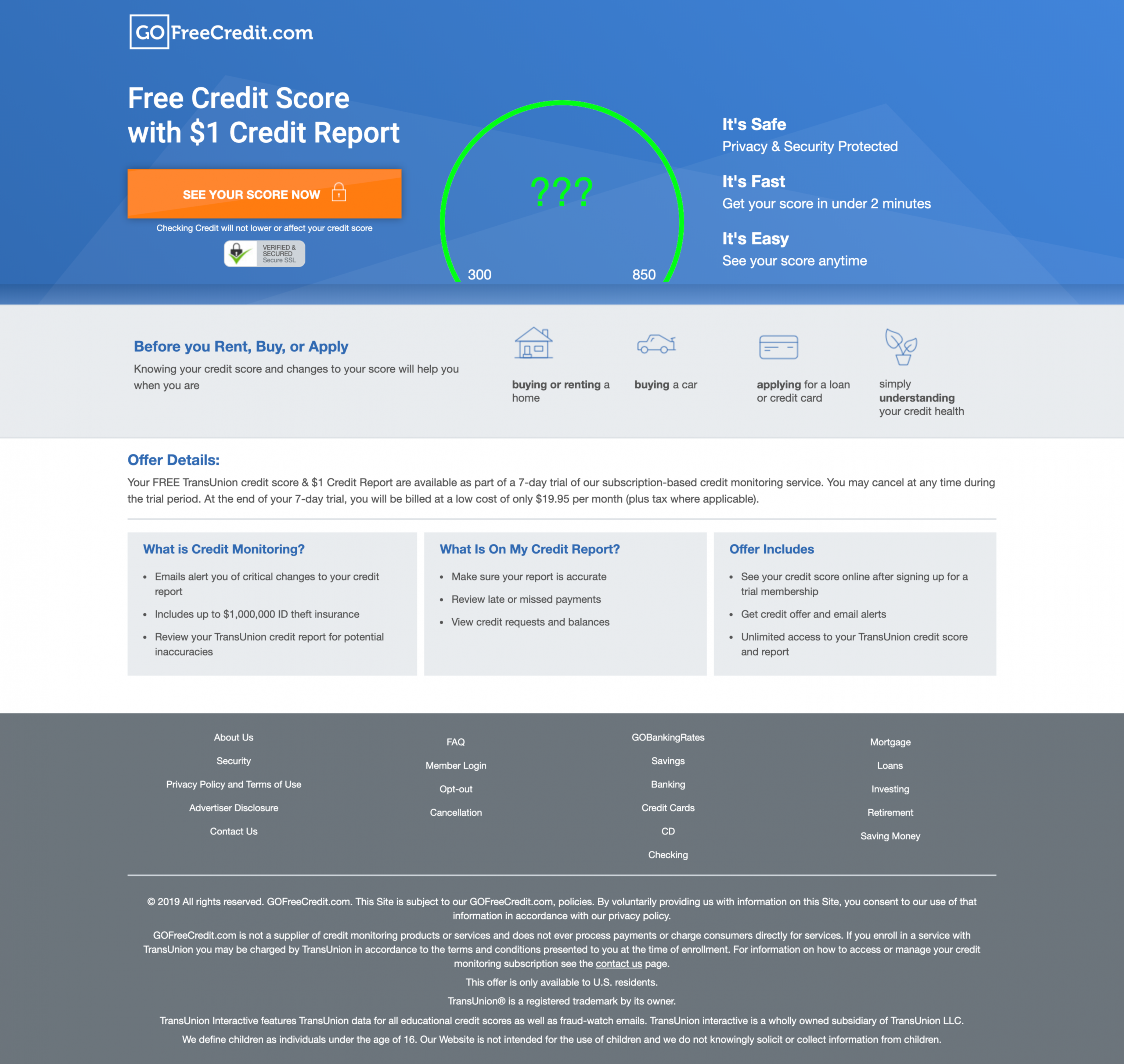 Go Free Credit  Services